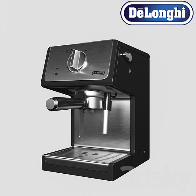 Coffee machine De Longhi ECP 35.31 3ds Max - thumbnail 1