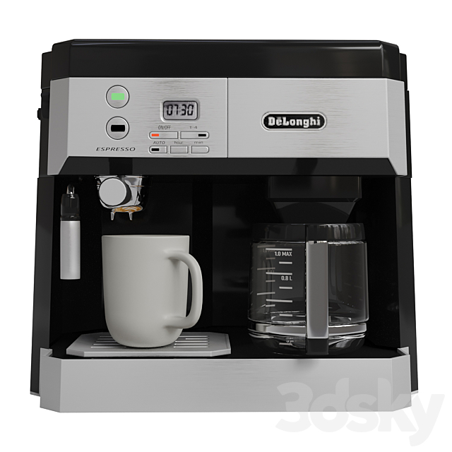 Coffee machine “DELONGHI” 3ds Max - thumbnail 2