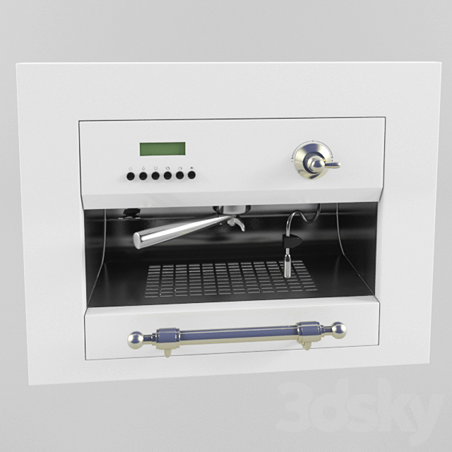 Coffee machine (ILVE ES-645C) 3DSMax File - thumbnail 1