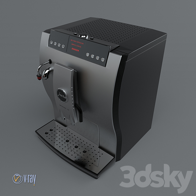 Coffee machine Jura 3ds Max - thumbnail 2