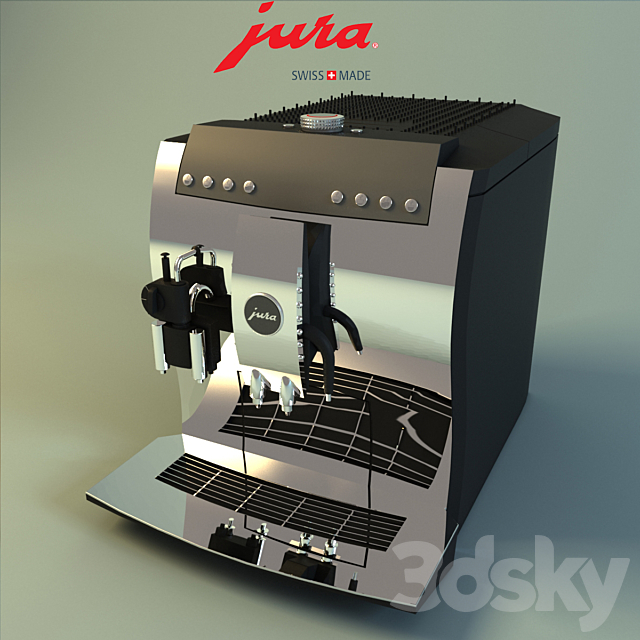 coffee machine Jura Impreza Z5 Rhodium Cristals 3DSMax File - thumbnail 1