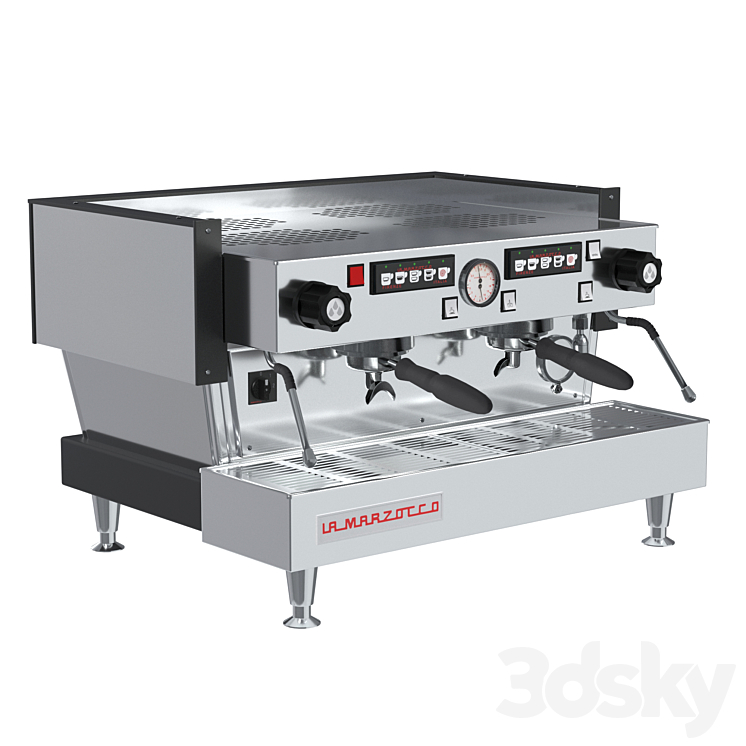 Coffee machine La Marzocco Linea Classic AV 2 Gr 3DS Max Model - thumbnail 3
