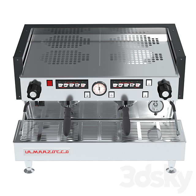 Coffee machine La Marzocco Linea Classic AV 2 Gr 3DS Max Model - thumbnail 3