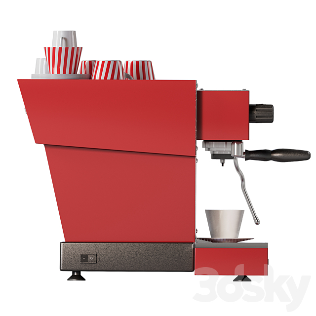 Coffee Machine La Marzocco Micra 3DS Max Model - thumbnail 5