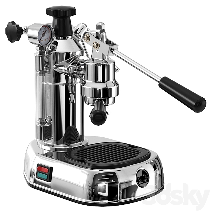 Coffee machine La Pavoni 3DS Max - thumbnail 1