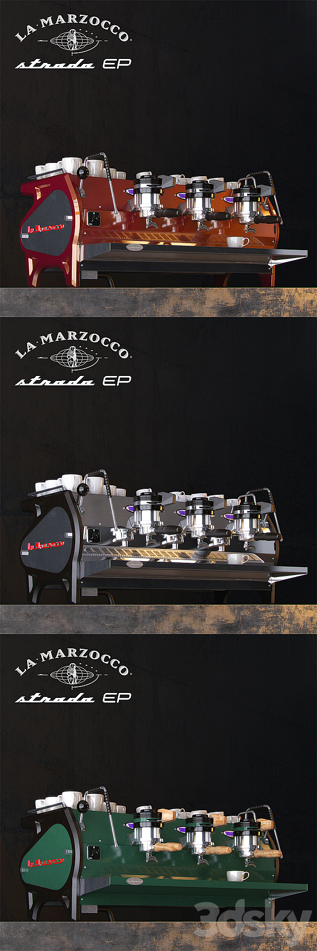 Coffee Machine LaMarzocco Strada EP 3ds Max - thumbnail 1