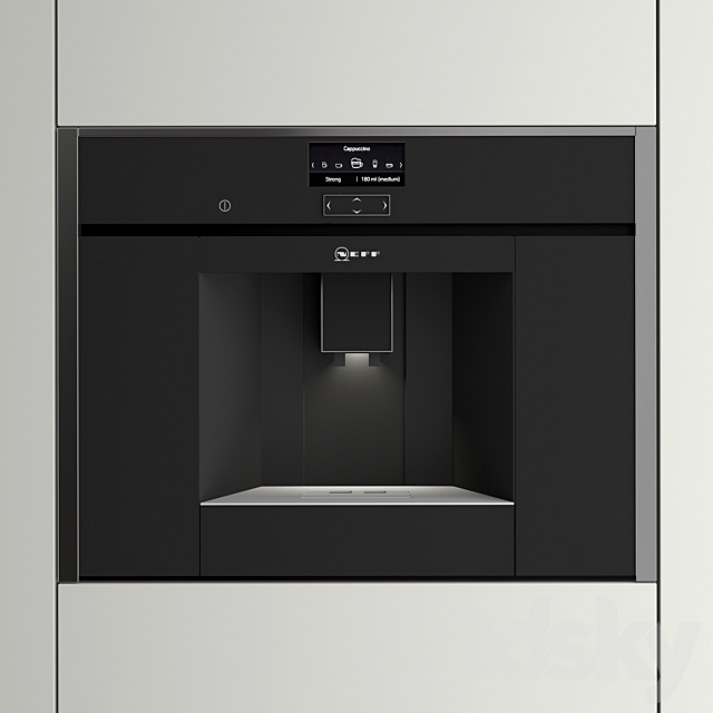 Coffee Machine NEFF c17ks61no 3DS Max Model - thumbnail 1