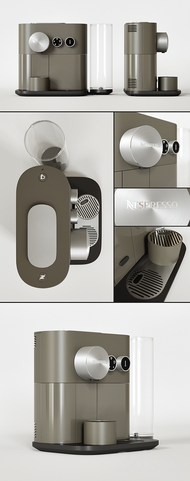 Coffee machine Nespresso Expert 3DSMax File - thumbnail 2