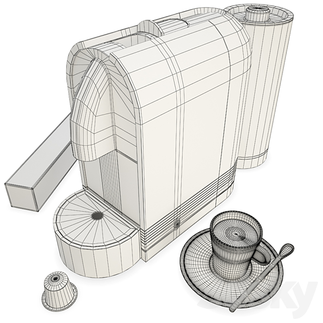 Coffee Machine Nespresso Magimix 3DS Max Model - thumbnail 2