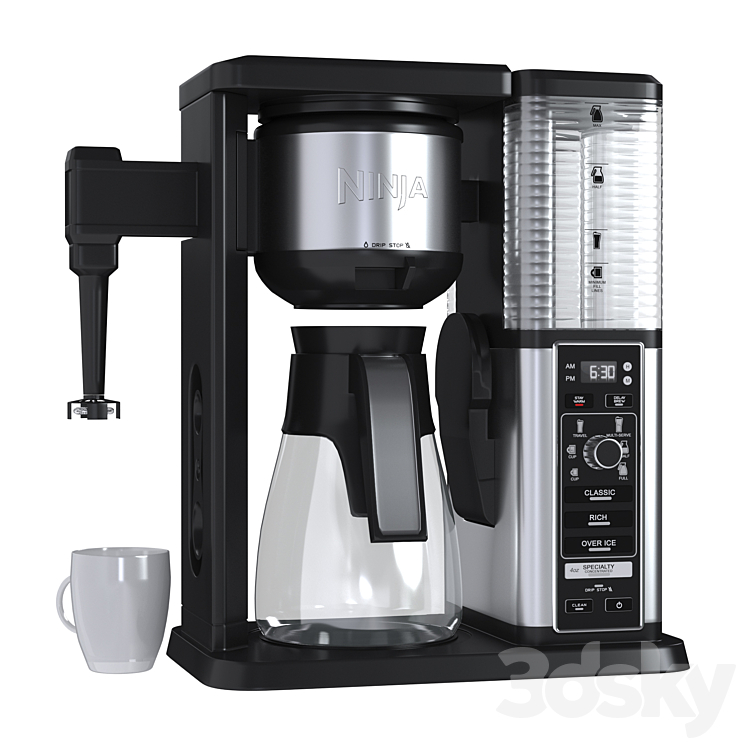 coffee machine Ninja Specialty Coffee Maker – CM400 3DS Max Model - thumbnail 1