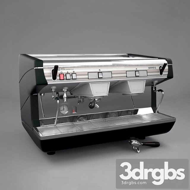 Coffee machine Nuova Simonelli Appia I 1 3dsmax Download - thumbnail 1