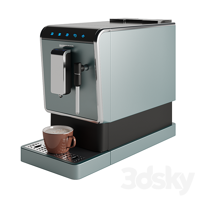 Coffee machine REDMOND RCM-1517 3DSMax File - thumbnail 1