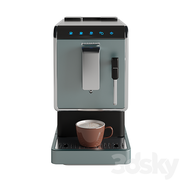 Coffee machine REDMOND RCM-1517 3DSMax File - thumbnail 3