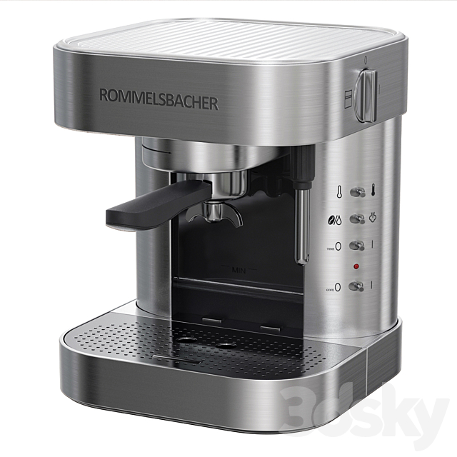 Coffee machine Rommelsbacher EKS 1500 3DSMax File - thumbnail 1