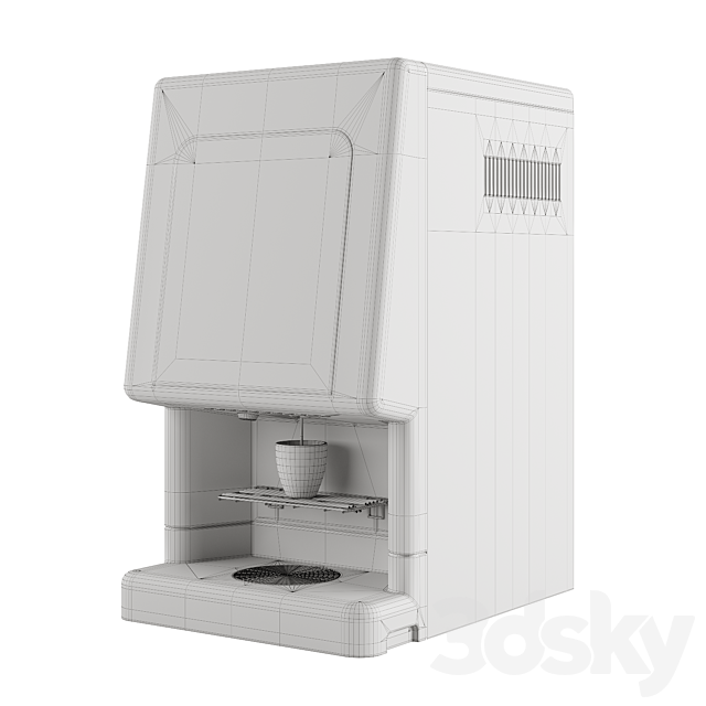 Coffee machine Saeco Phedra EVO 3DSMax File - thumbnail 4