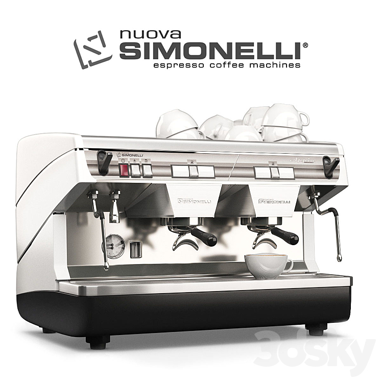 Coffee machine Simonelli Appia 2 3DS Max - thumbnail 1