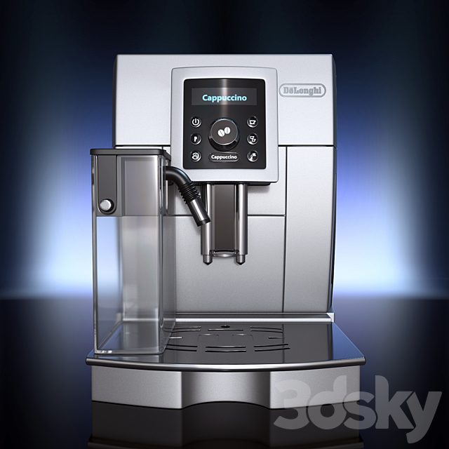 Coffee Maker DeLonghi Intenza ECAM 3DSMax File - thumbnail 2