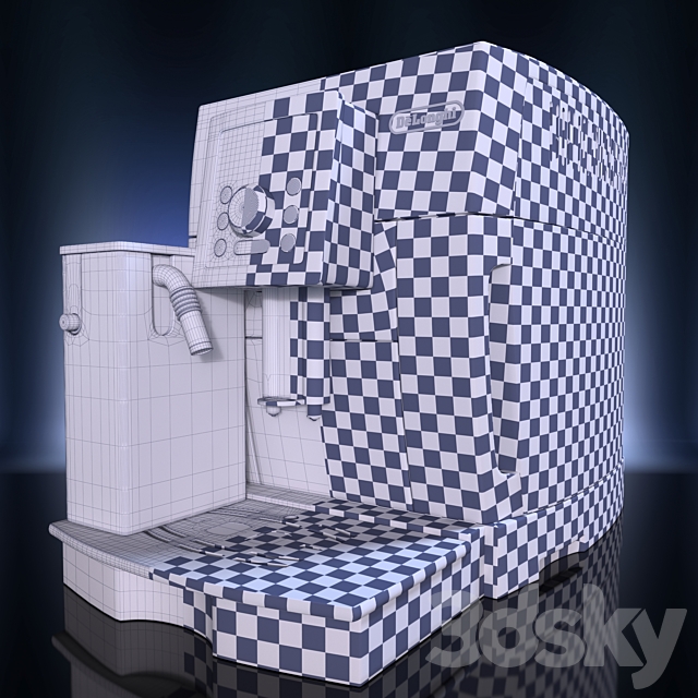 Coffee Maker DeLonghi Intenza ECAM 3DSMax File - thumbnail 3