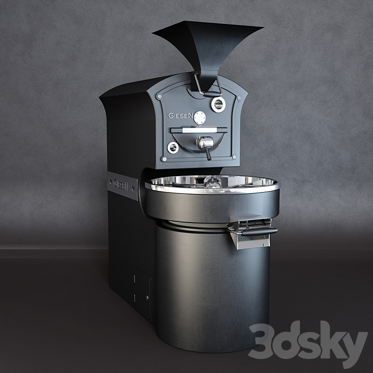 COFFEE ROASTER 3DS Max Model - thumbnail 3