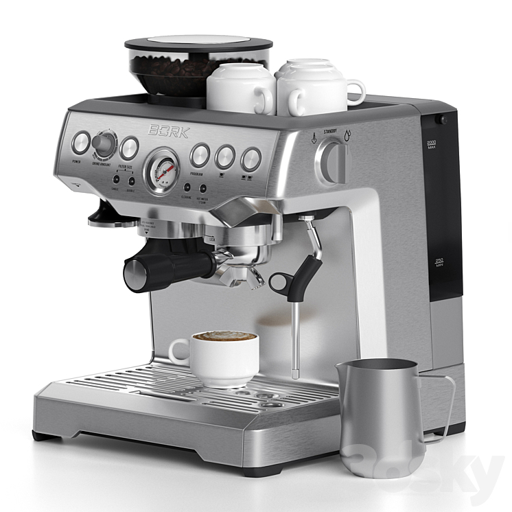 Coffee station BORK C804 3DS Max - thumbnail 2