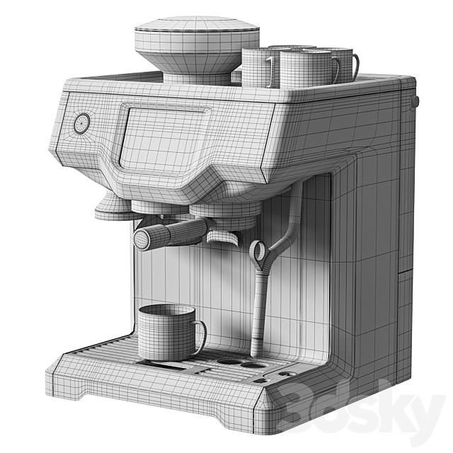 Coffee station (coffee machine) BORK C806 3ds Max - thumbnail 3