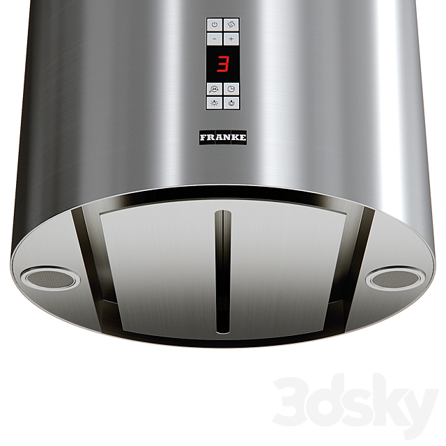 Cooker hood Franke FTU 3807-PW XS 3DS Max Model - thumbnail 4