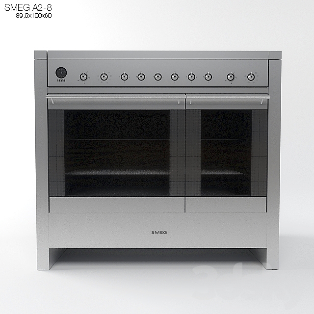 Cooker SMEG A2-8 (89.5 h100h60) 3ds Max - thumbnail 1