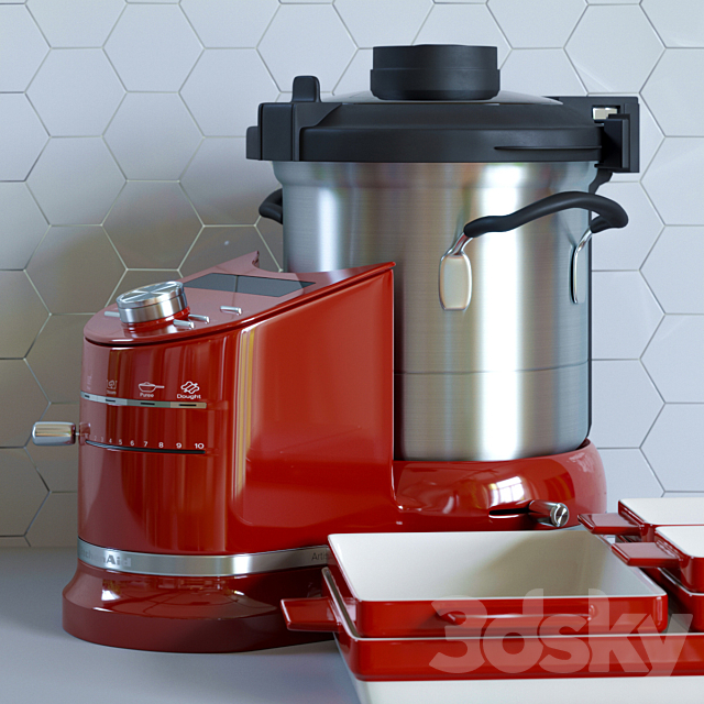 Cooking processor KitchenAid ARTISAN 3DSMax File - thumbnail 1