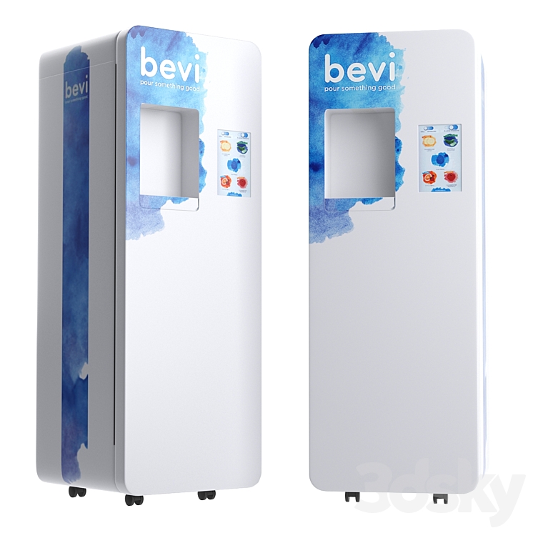 Countertop and Standup Bevi Fresh Water Dispenser 3DS Max - thumbnail 2