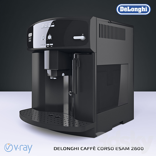 Delonghi CAFFÈ CORSO ESAM 2600 3ds Max - thumbnail 2