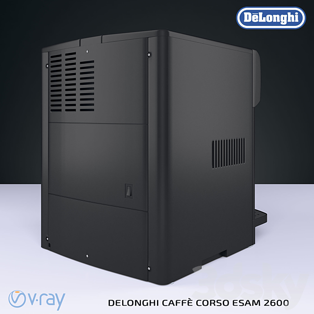 Delonghi CAFFÈ CORSO ESAM 2600 3ds Max - thumbnail 3