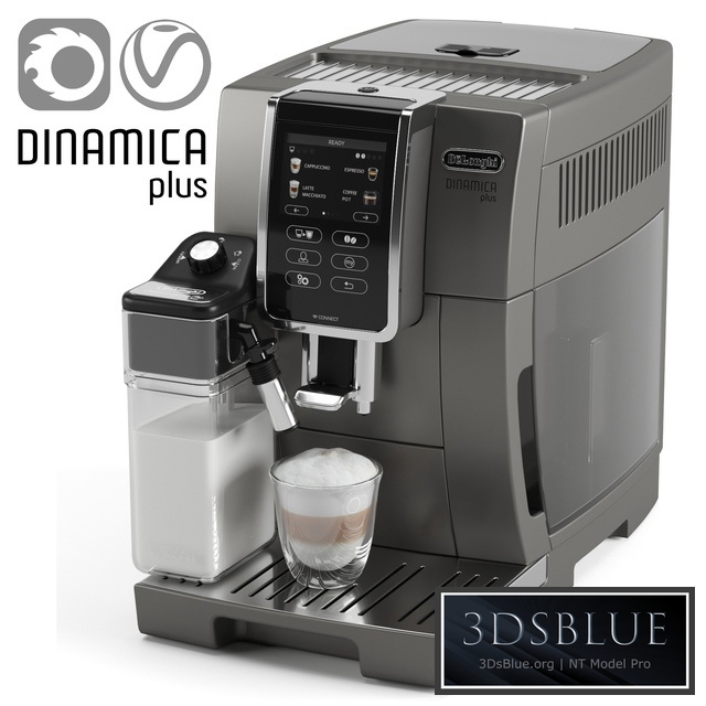 De’Longhi Dinamica Plus ECAM 370.95.T 3DS Max - thumbnail 3