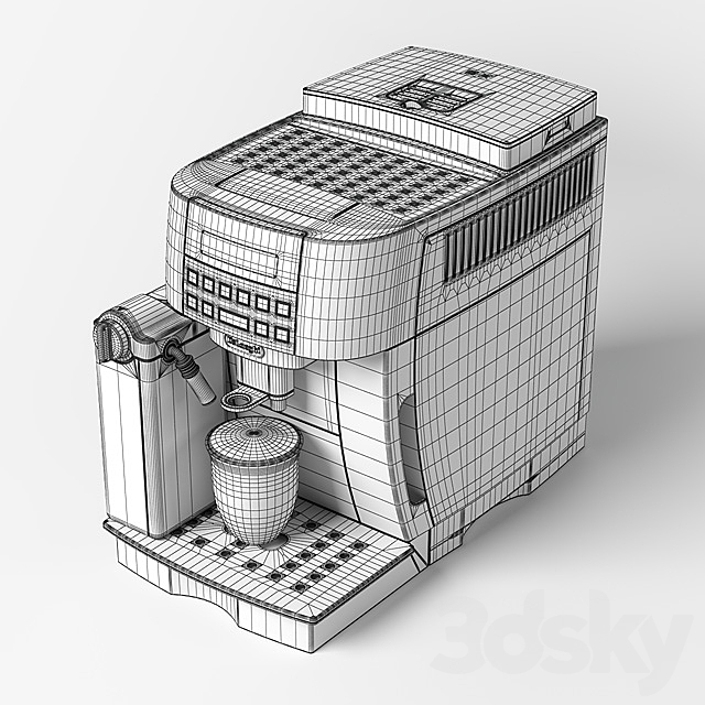 De’Longhi Magnifica S ECAM 22.360.S 3DS Max Model - thumbnail 3