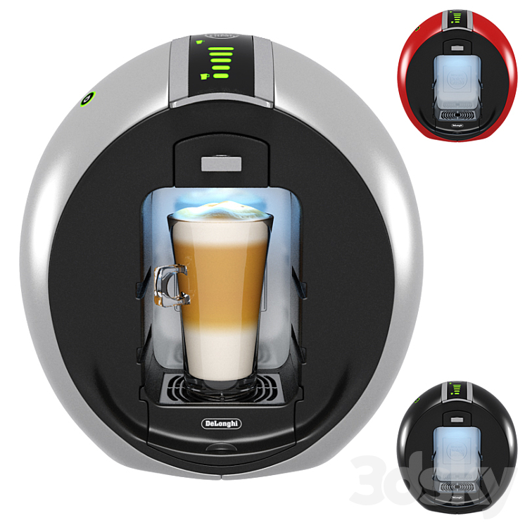 Delonghi Nescafe Dolce Gusto Circolo EDG 606 S 3DS Max - thumbnail 1