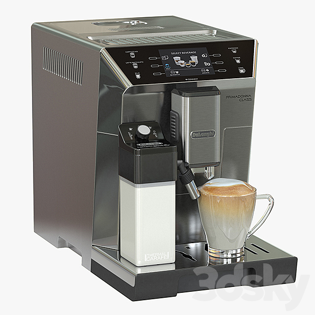 DeLonghi PrimaDonna Class ECAM 550 75 MS 3DS Max Model - thumbnail 2