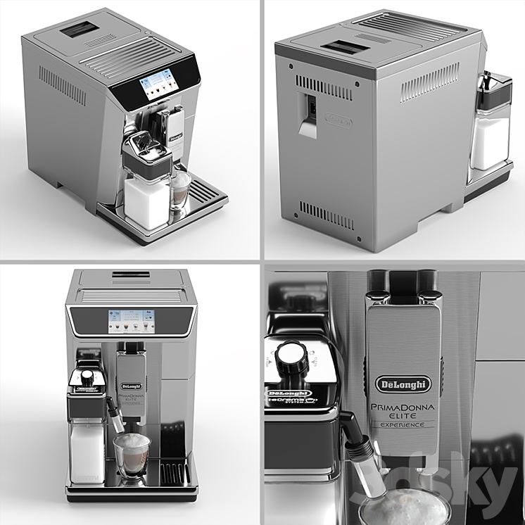 De’Longhi PrimaDonna Elite Experience ECAM 650.85.MS 3DS Max - thumbnail 2