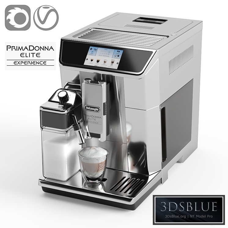 De’Longhi PrimaDonna Elite Experience ECAM 650.85.MS 3DS Max - thumbnail 3