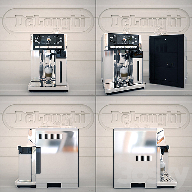 DeLonghi PrimaDonna exclusive esam 6900.m 3DS Max Model - thumbnail 2