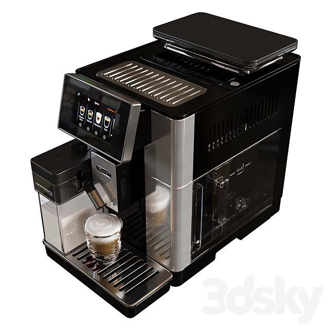 De’Longhi PrimaDonna Soul ECAM610.74.MB Coffee Machine 3DSMax File - thumbnail 3