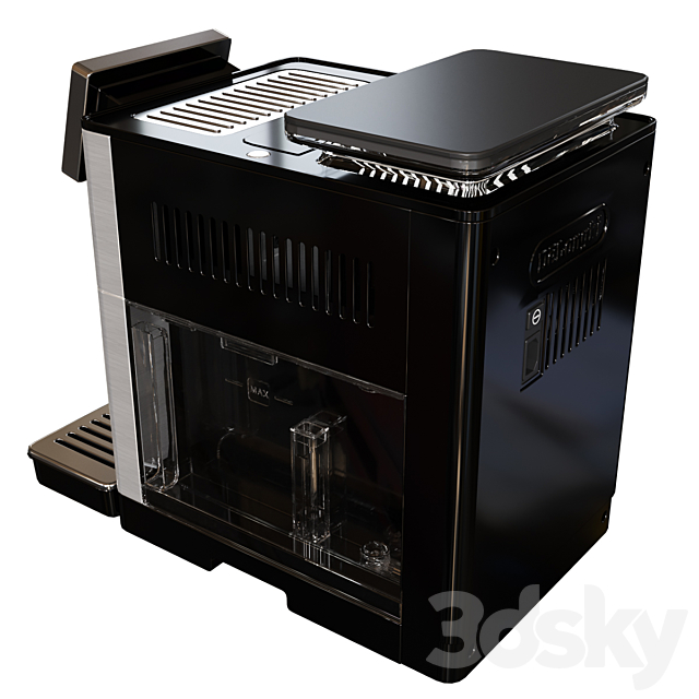 De’Longhi PrimaDonna Soul ECAM610.74.MB Coffee Machine 3DSMax File - thumbnail 4