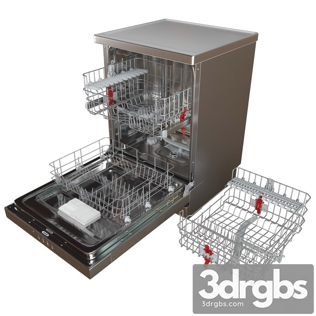 Dishwasher Hotpoint Ariston 3dsmax Download - thumbnail 1