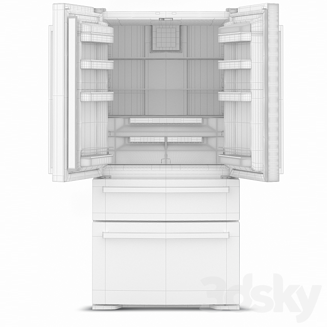 Dual Refrigerator 3DSMax File - thumbnail 3