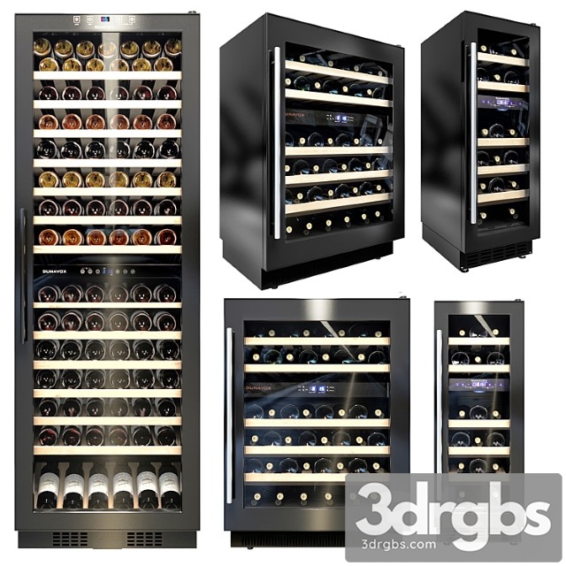 Dunavox wine cabinet 2 2 3dsmax Download - thumbnail 1