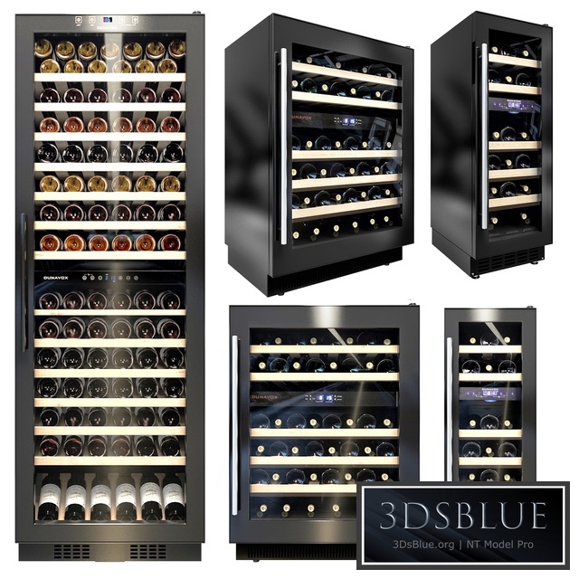 Dunavox Wine cabinet 2 3DS Max - thumbnail 3