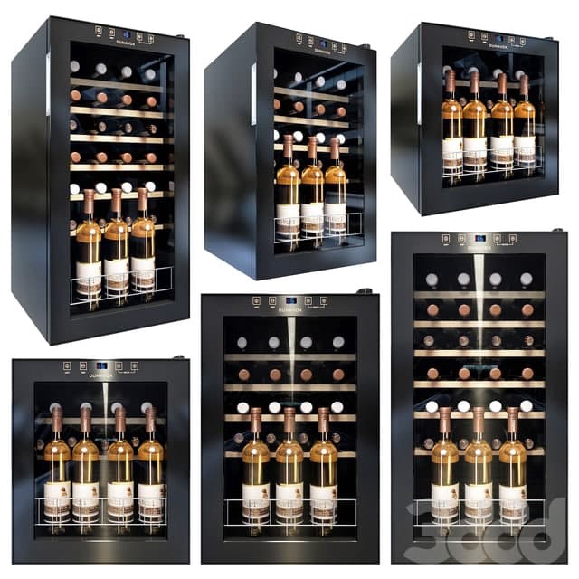 Dunavox wine cabinet 3DS Max - thumbnail 3