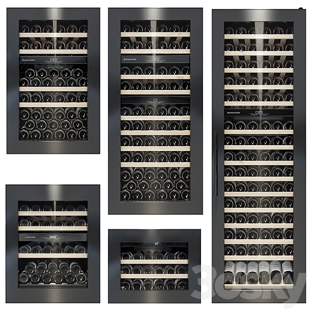 Dunavox Wine cabinet 4 3DSMax File - thumbnail 1