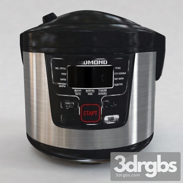 Electric Cooker Redmond 3dsmax Download - thumbnail 1