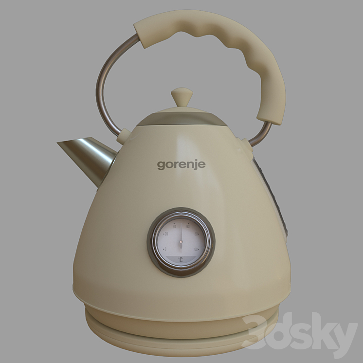 Electric kettle gorenje K17CLI 3DS Max - thumbnail 1