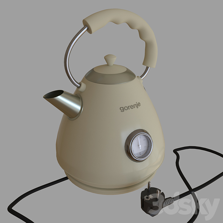 Electric kettle gorenje K17CLI 3DS Max - thumbnail 2