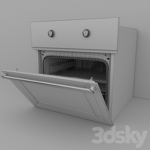 Electric Oven Gorenje BO735E201X-M 3DS Max Model - thumbnail 4